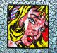 centrotavola decorazione a mosaico omaggio a Roy Lichtenstein.jpg